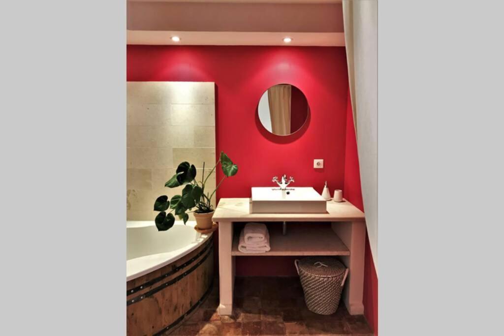 Coeur De Goudargues! 3 Ch, 3 Sdb, Exterieur, Clim Apartment Екстериор снимка